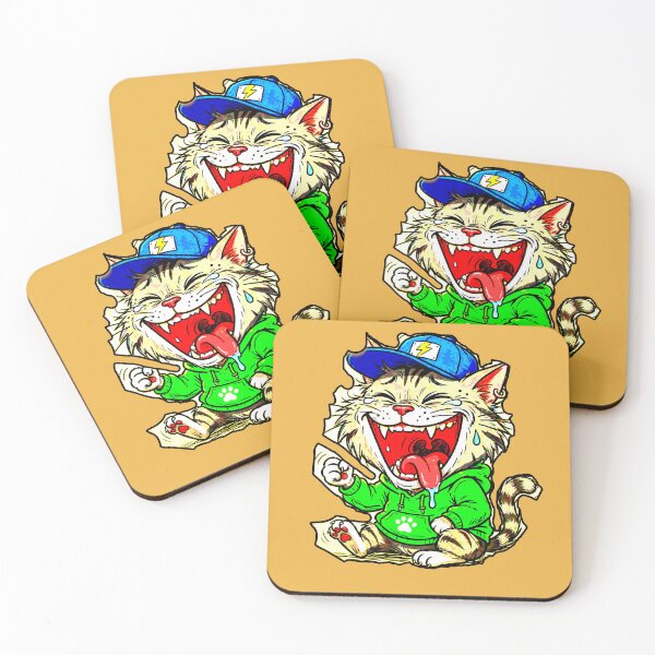 Item preview, Cat Laughing Hat Funny Meme Hilarious Happy designed and sold by AstronautMerch.