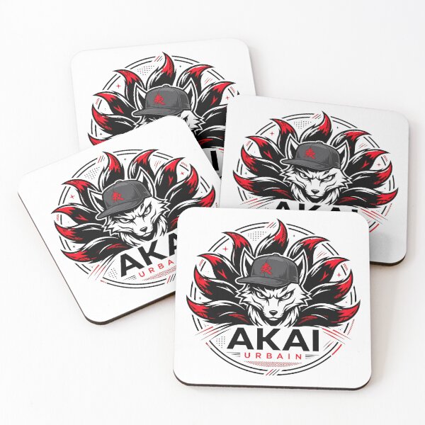 Item preview, Akai Urbain Kitsune Nine Tailed Fox Japanese Streetwear Logo designed and sold by Tsuiho_art.