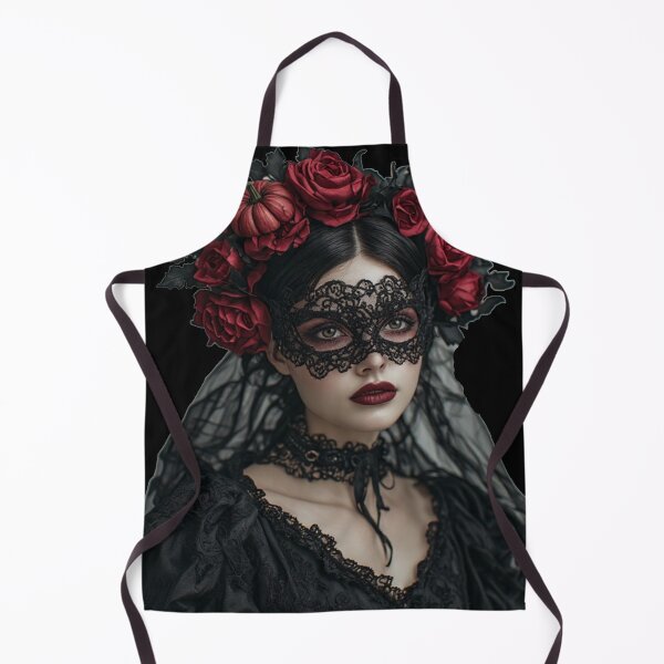 Item preview, Gothic Rose Queen Masquerade Lace Mask Halloween designed and sold by Digital Design Art.