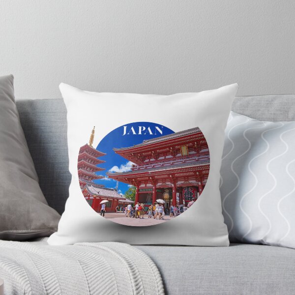 Item preview, Japan Senso-ji Temple Gate Tokyo Travel Badge designed and sold by Cole's Design.
