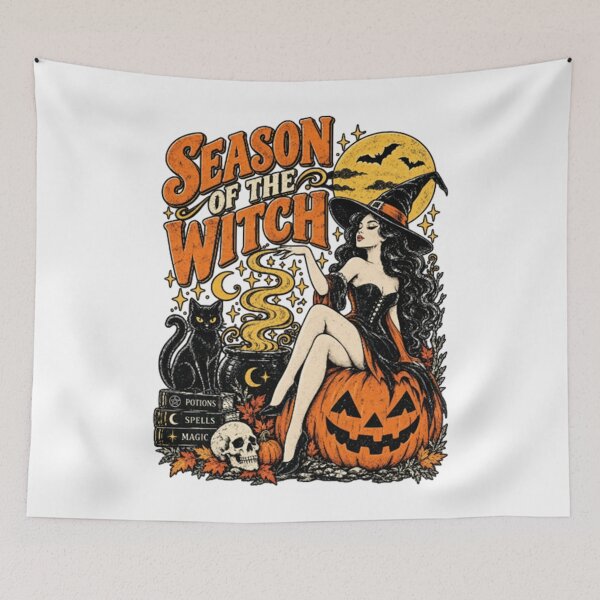 Item preview, Season Of The Witch , Vintage Witch Halloween designed and sold by HoneyMonday.