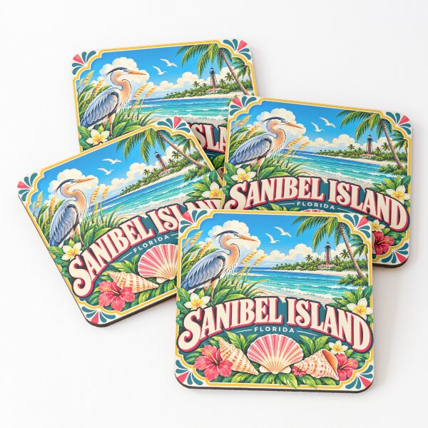 Item preview, Sanibel Island Florida Beach  designed and sold by PamLeeDesign.
