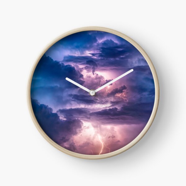 Thunderstorm Clock