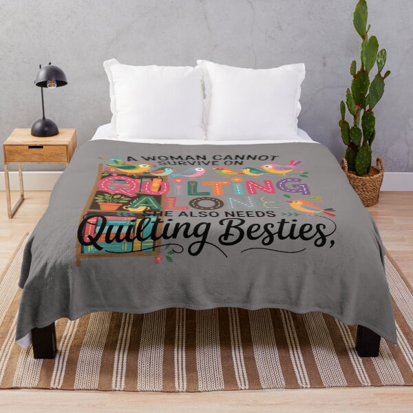 Item preview, Quilting Cannot Survive Alone Besties Shirt-51 designed and sold by BerHoppe.
