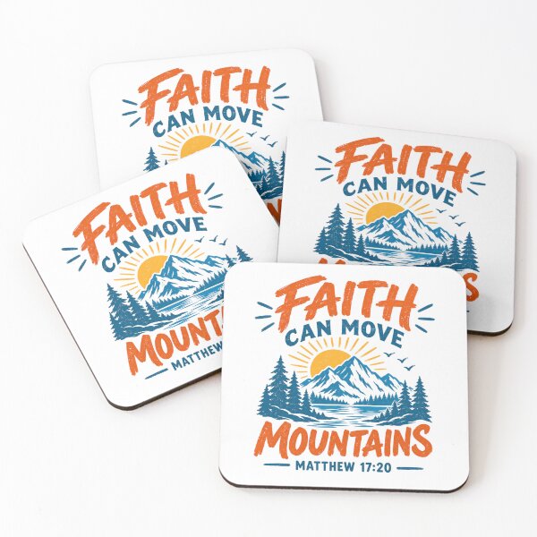 Item preview, Faith Can Move Mountains designed and sold by Colorful-Garden.