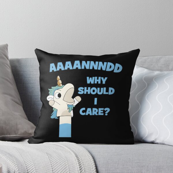 Item preview, Sarcastic Unicorn Puppet Why Should I Care Meme designed and sold by WatercolorWhis.