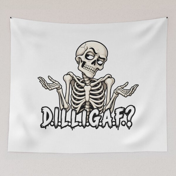 Item preview, Funny Skeleton - Do I look like I give a ...? designed and sold by Bone & Banter.