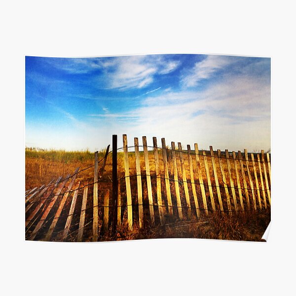 Poster Alten Zaun Redbubble