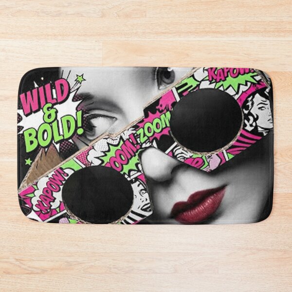 Item preview, – Vintage Starlet Gets Card-Board of Monochrome Life and KAPOW-ders Her Nose in Neon   designed and sold by Print Fiction.