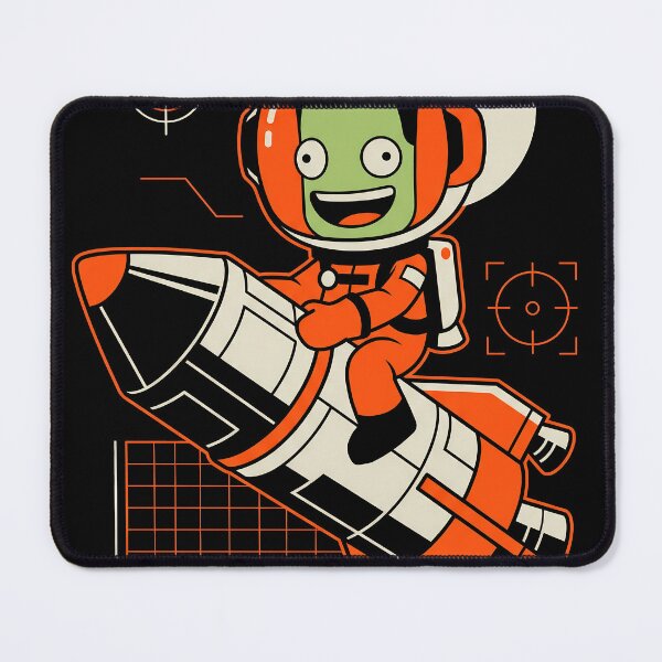 Item preview, Jebediah Riding a Booster Kerbal Space Program Techwear Anime Gaming Streetwear Tee designed and sold by Senpaiwaves.