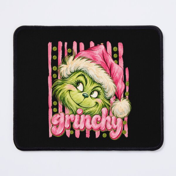 Item preview, Smirking Christmas Character with Pink Santa Hat designed and sold by RannaHile.