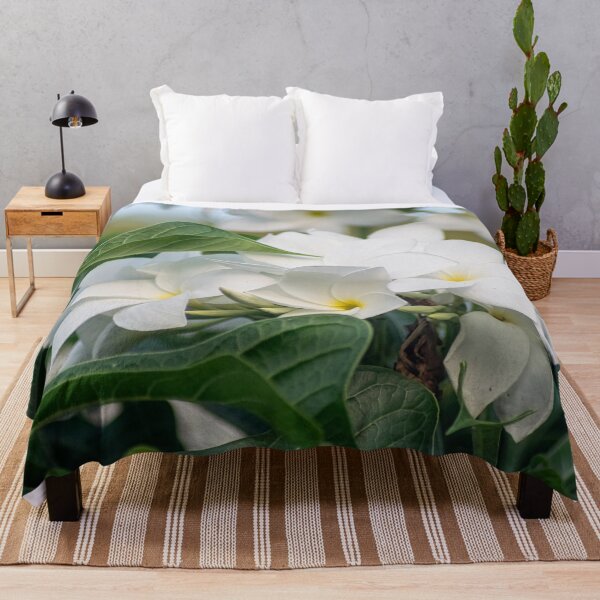 Item preview, White Plumeria Frangipani Flowers Tropical Bloom designed and sold by Cole's Design.
