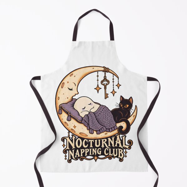 Item preview, Cozy Gothic Ghost Design - Nocturnal Napping Club designed and sold by TeeVex.