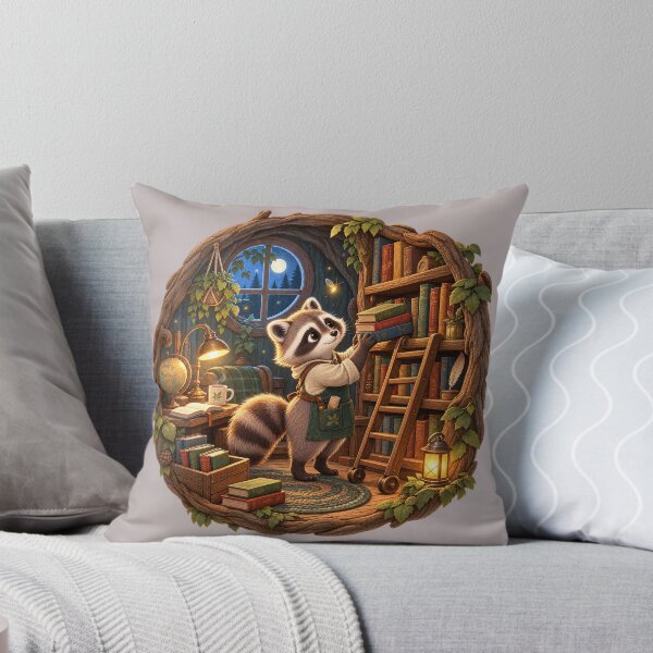 Item preview, Raccoon’s Midnight Library Shift designed and sold by ImagineNature.