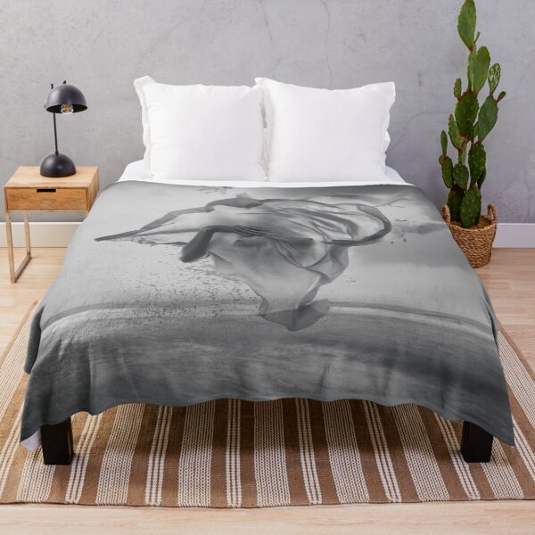 Item preview, Black and White Surreal Sea Silhouette With Seagulls designed and sold by Vizerskaya.