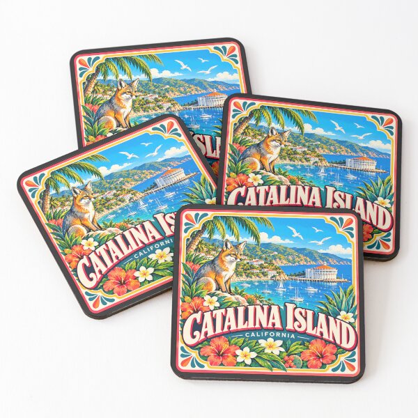 Item preview, Catalina Island California  designed and sold by PamLeeDesign.
