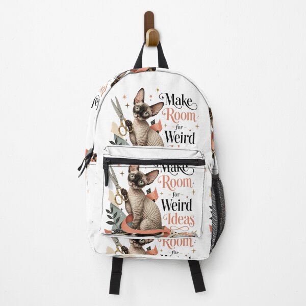 Item preview, Devon Rex Cat – Make Room for Weird Ideas designed and sold by PurrBloom Studio.