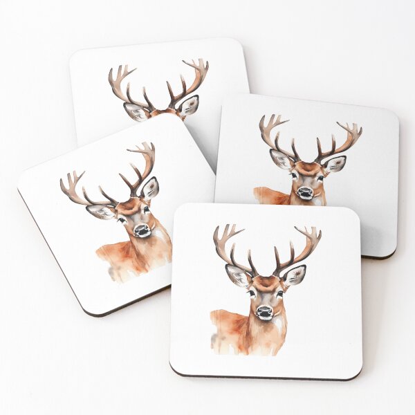 Item preview, Deer - Soft Watercolor designed and sold by Hidamari's SHOP.