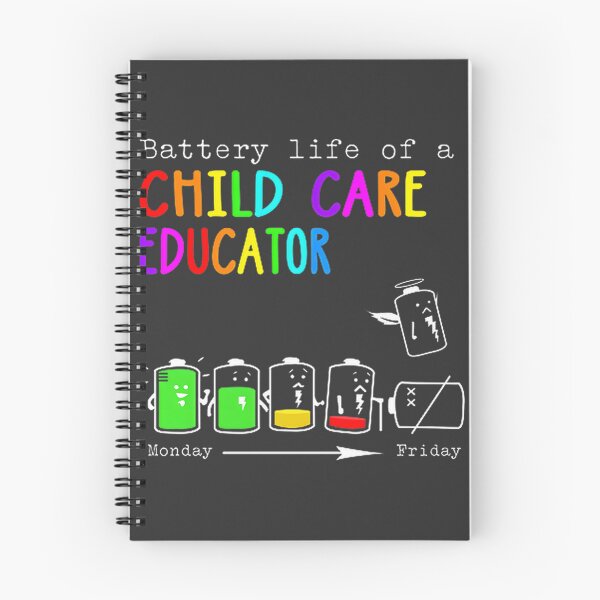 Item preview, Battery Life of a Childcare Educator Funny Quote Design for Early Childhood Professionals designed and sold by Bethna.