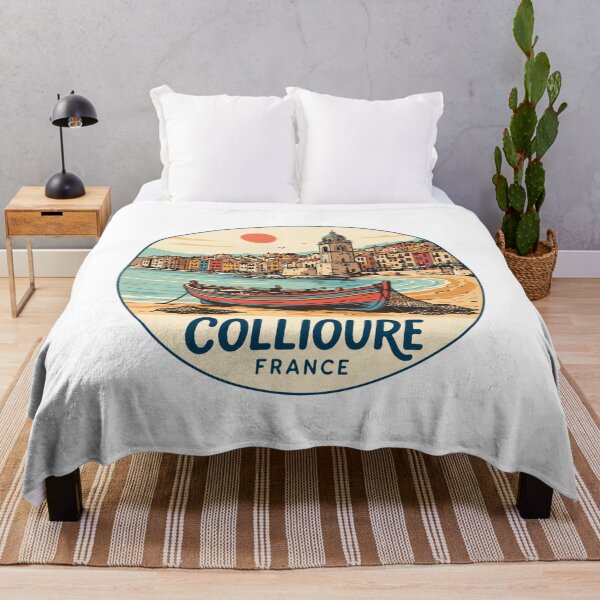 Item preview, Collioure France: Vintage Fishing Boat designed and sold by CircinusStore.
