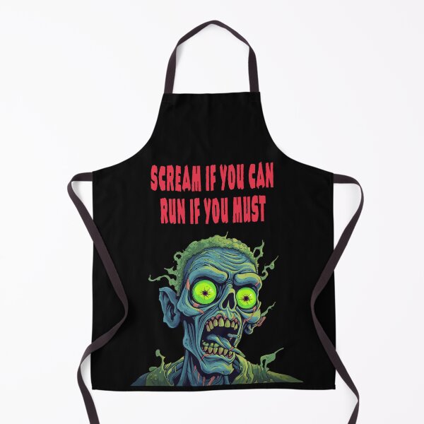 Item preview, Scream If You Can Run If You Must Zombie Horror designed and sold by Go Easy Apparel.