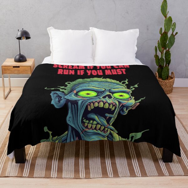 Item preview, Scream If You Can Run If You Must Zombie Horror designed and sold by Go Easy Apparel.