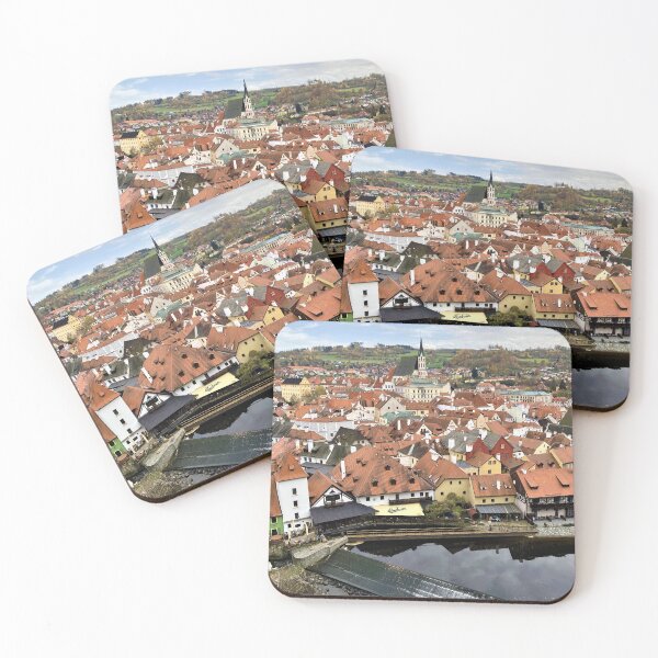 Item preview, Cesky Krumlov Rooftops and Vltava River Weir designed and sold by Cole's Design.