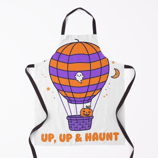 Item preview, Cute Haunted Hot Air Balloon Up Up And Haunt Halloween Tee designed and sold by A Light Worker.