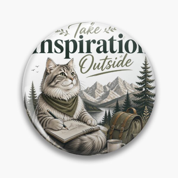 Item preview, Siberian Cat – Take Inspiration Outside designed and sold by PurrBloom Studio.