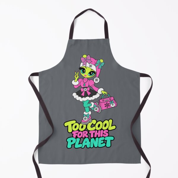 Item preview, Too Cool for This Planet – Cute Christmas Alien Girl designed and sold by Aimetoi.
