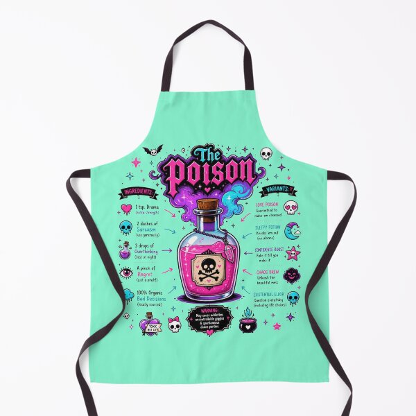 Item preview, Funny Halloween Poison Potion - Mother-in-Law's Venom & Witch Ingredients designed and sold by Cavalier-org.