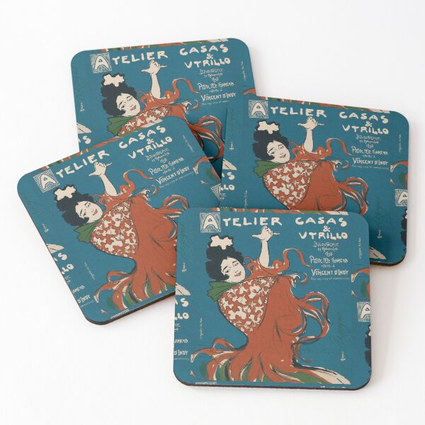 Item preview, Atelier Casas Utrillo Flamenca 1898 designed and sold by artofuniverse.
