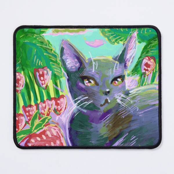 Item preview, Cat Garden Strawberry Bee Nature Lover designed and sold by JovanJagger.
