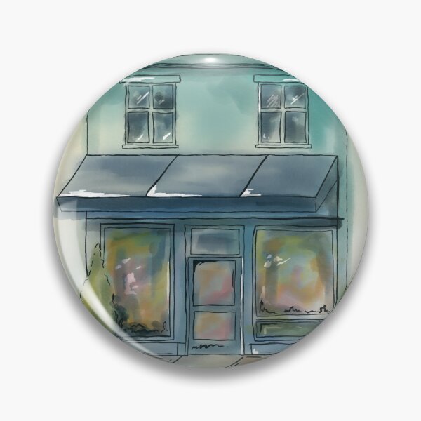 Item preview, Watercolour shop front  designed and sold by Bariskeale Designs.