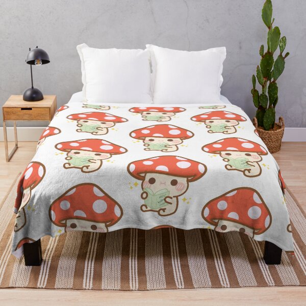 Item preview, Cartoon Mushroom Reading Book designed and sold by baum-alleens.