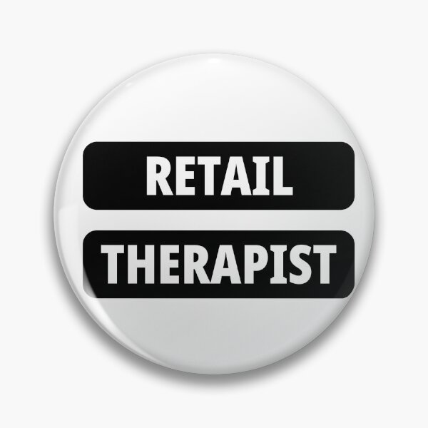 Item preview, Retail Therapist Funny Black Friday Shopping Sticker designed and sold by PRIME4YOU.