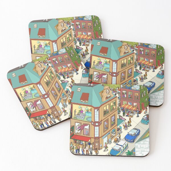 Item preview, It's Just a Regular Tuesday: Busy German City Street designed and sold by shiilalippold.