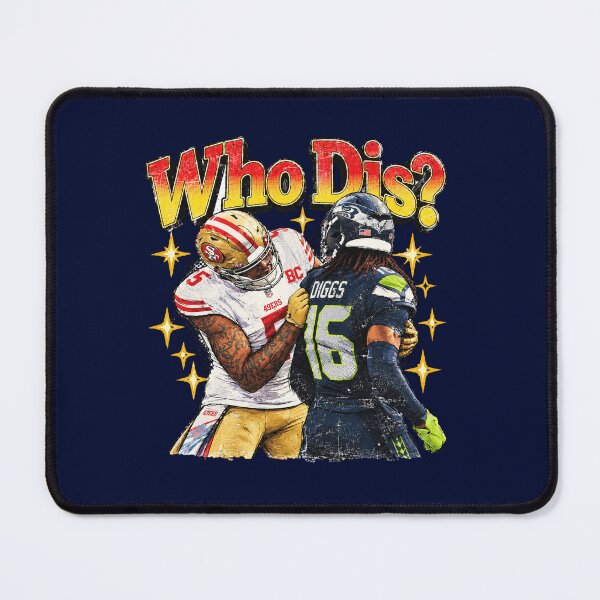 Item preview, Who Dis Mike Evans, Trevon Diggs Football designed and sold by PandoraLombardi.