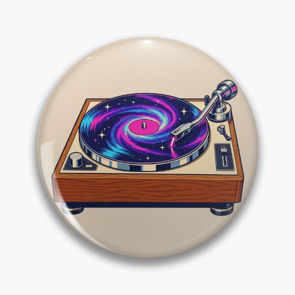 Item preview, Retro Galaxy Vinyl Record Player Cosmic Turntable designed and sold by KungPowUnicorn.