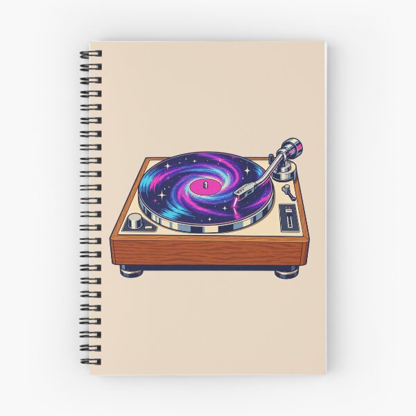 Item preview, Retro Galaxy Vinyl Record Player Cosmic Turntable designed and sold by KungPowUnicorn.
