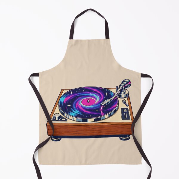 Item preview, Retro Galaxy Vinyl Record Player Cosmic Turntable designed and sold by KungPowUnicorn.