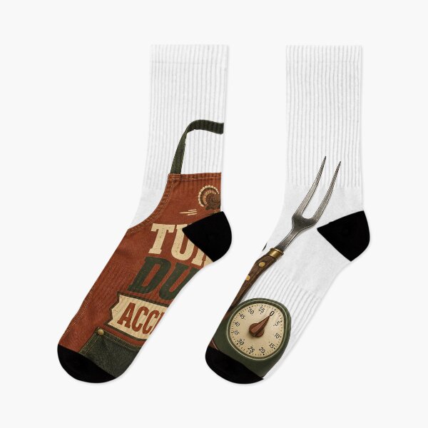 Item preview, Turkey Duty Accepted – Chef Apron Thanksgiving designed and sold by BernoNickel.