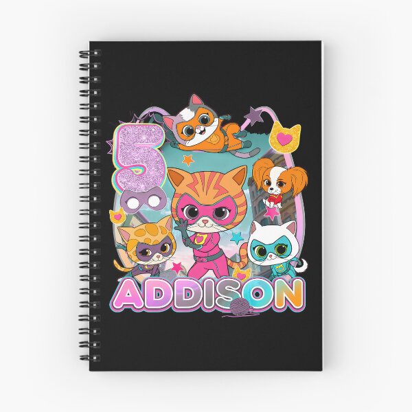 Item preview, Addison 5th Birthday Superhero Cats & Dog designed and sold by AloeMonstera.