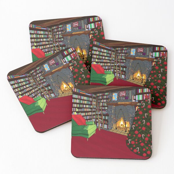 Item preview, Cozy Holidays Home Library designed and sold by Jessie Williams.