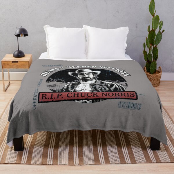 Item preview, R.I.P. Chuck Norris Heaven Needed Security Vintage T-Shirt-60 designed and sold by HeinoJohn.
