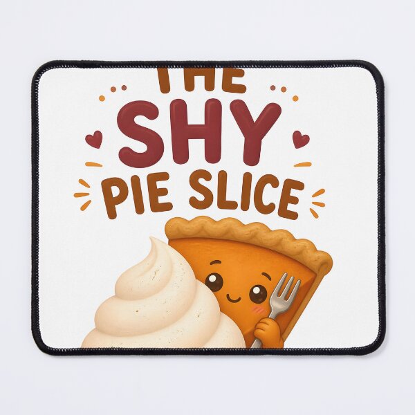 Item preview, The Shy Pie Slice – Cute Pumpkin Pie designed and sold by LiviuGligoros.