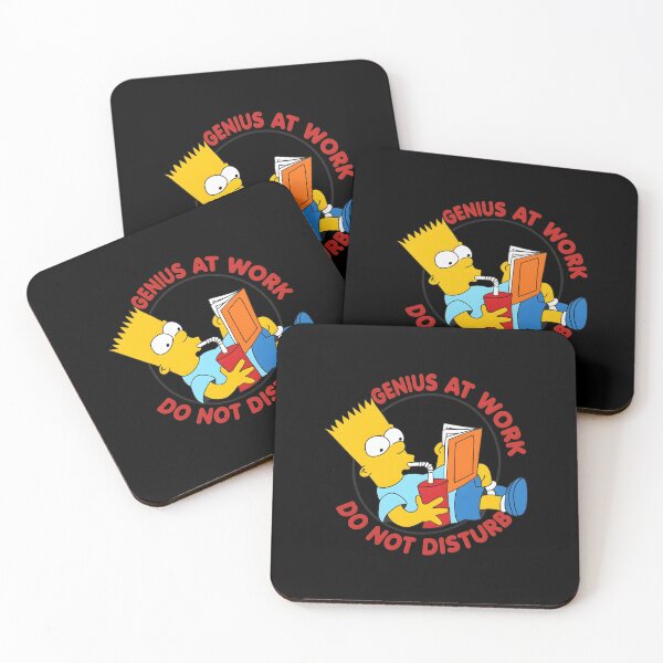 Item preview, Bart Genius At Work Do Not Disturb designed and sold by AloeMonstera.