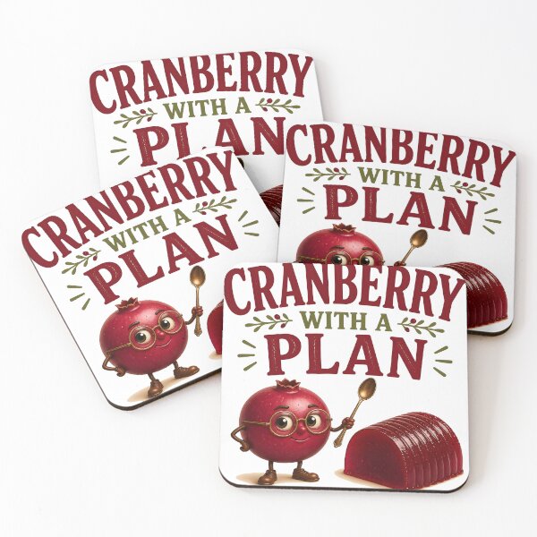 Item preview, Cranberry With A Plan – Funny Cranberry Sauce designed and sold by LiviuGligoros.