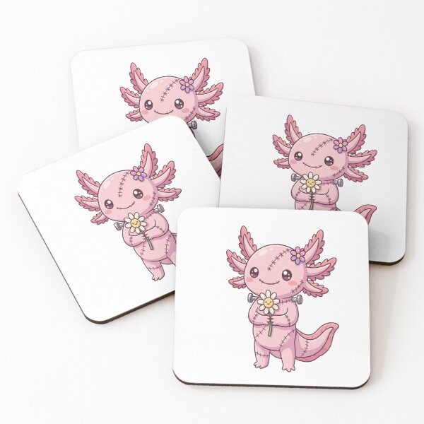 Item preview, Cute Frankenstein Axolotl Daisy Flower designed and sold by Ella_Sketch.
