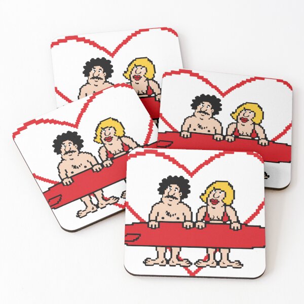 Item preview, Funny Pixel Couple designed and sold by linhluy-emond.